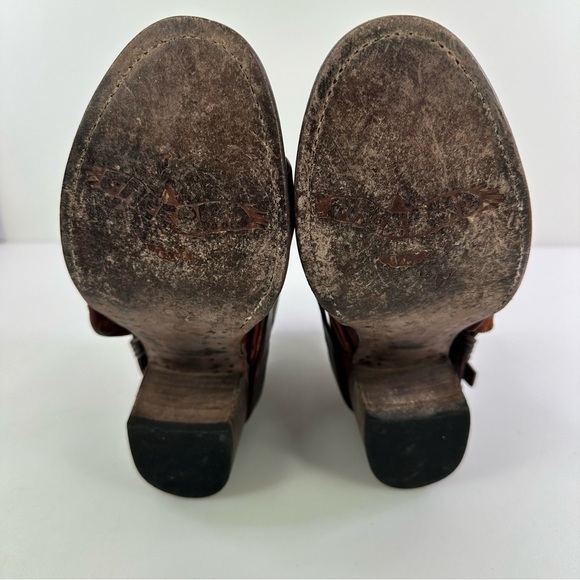 Freebird Women's FB-Circe Brown Leather Ankle Booties Size 8 - Picture 7 of 7